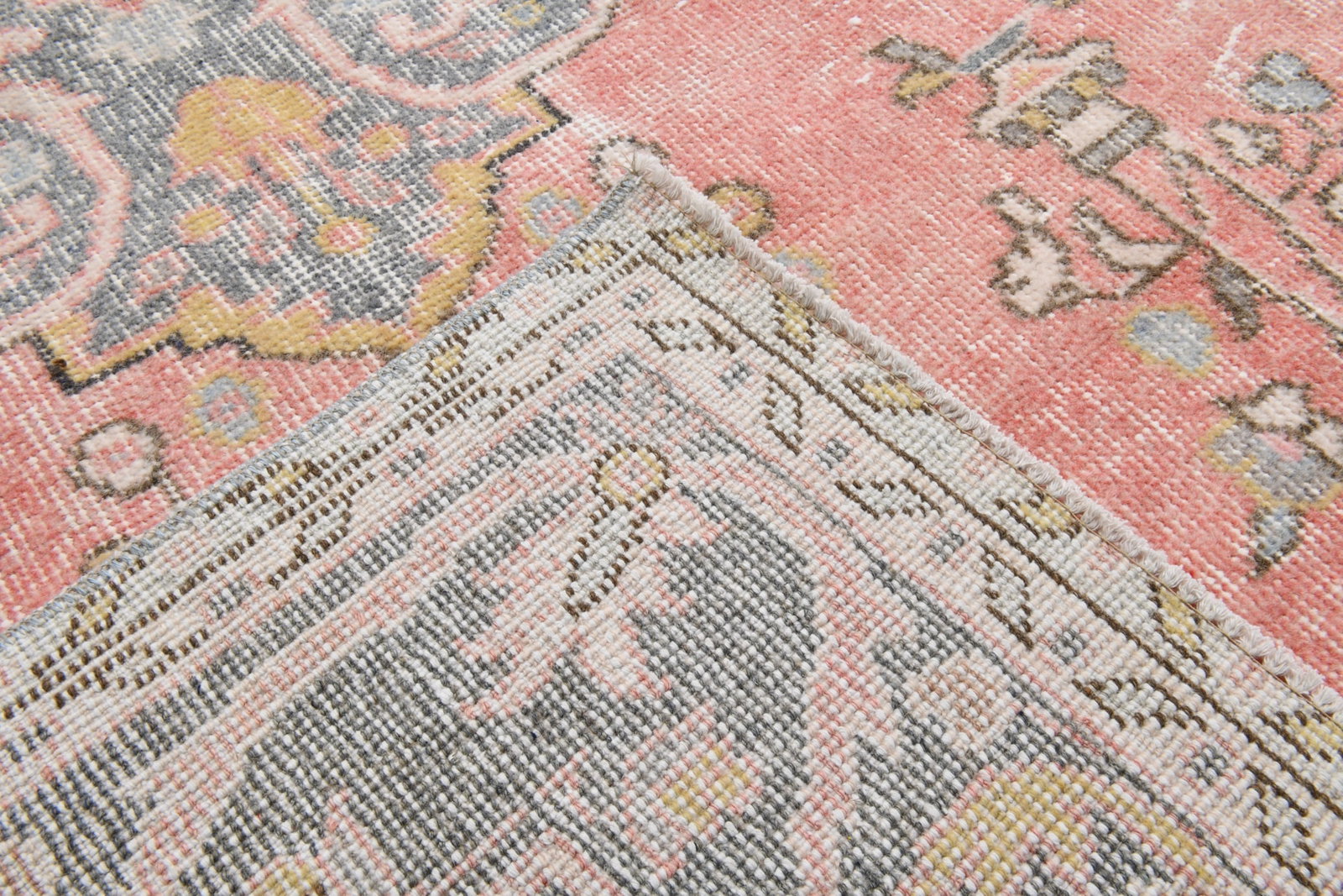 5'7'' x 9'6'' Handmade Vintage Wool Rug - 21787 - 16