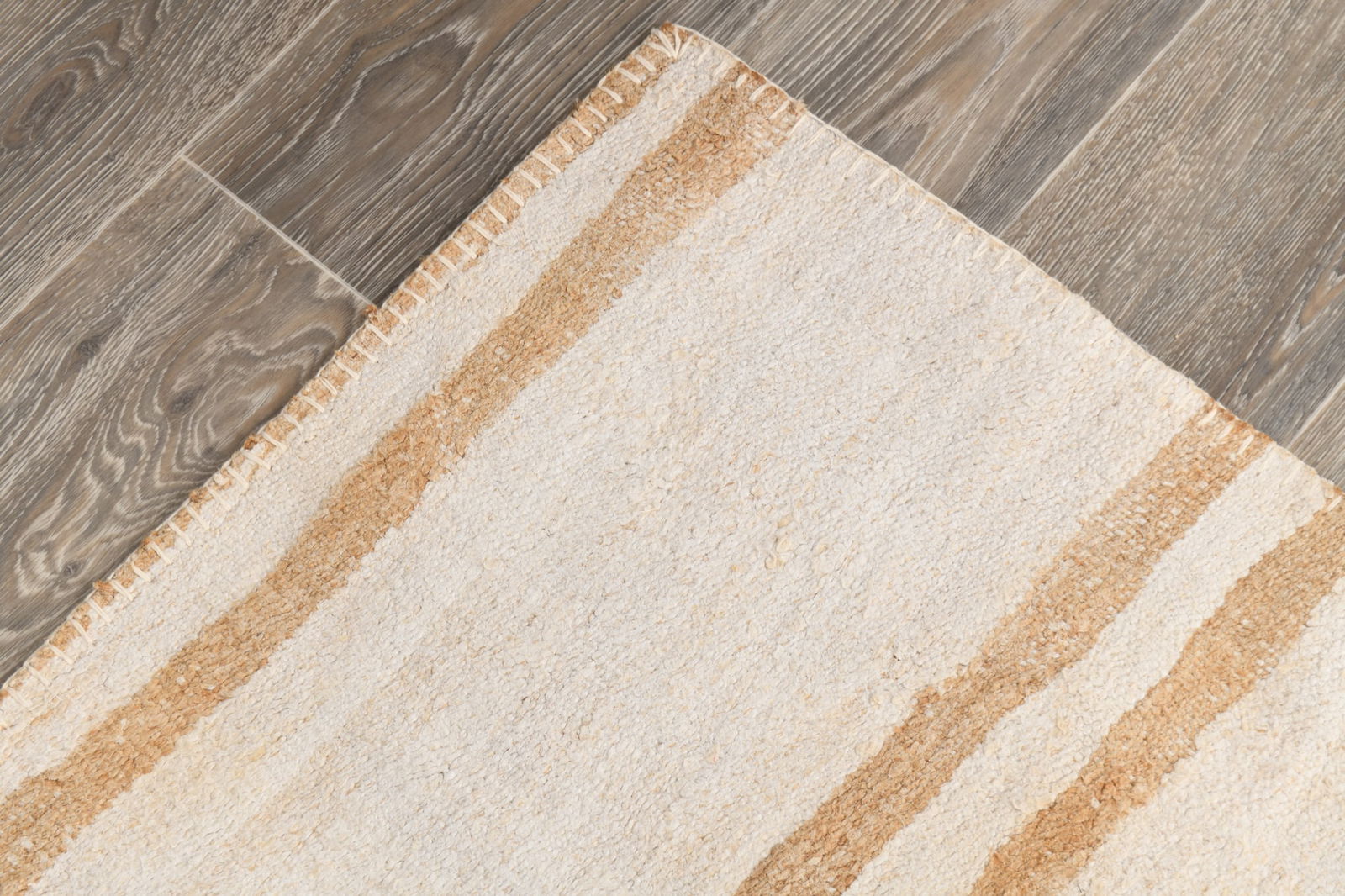 6'11'' x 10'0'' Handmade Vintage Wool Rug - 2030 - 12