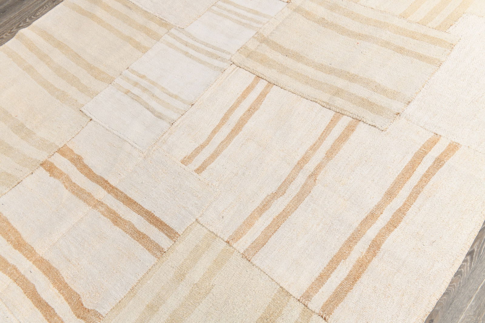 6'11'' x 10'0'' Handmade Vintage Wool Rug - 2030 - 6