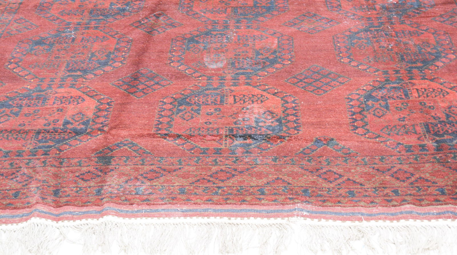 HAND KNOTTED WOOL ANTIQUES RUG - 4