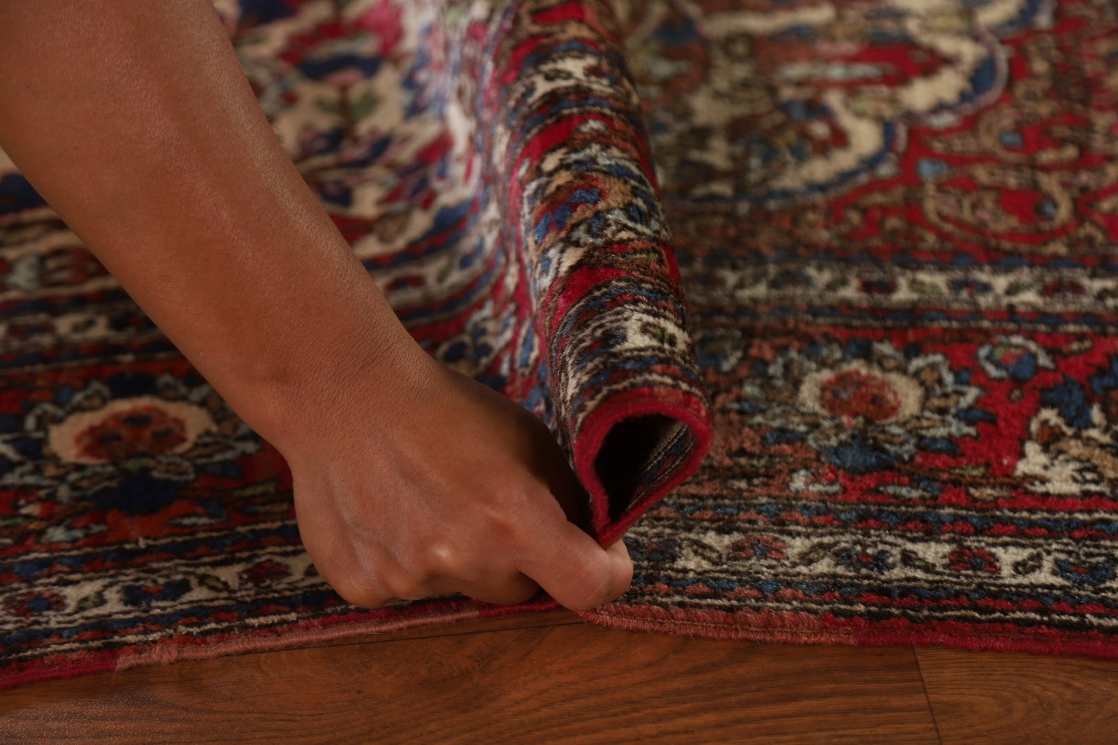 Antique Vegetable Dye Kerman Persian Area Rug 3x5 - 18