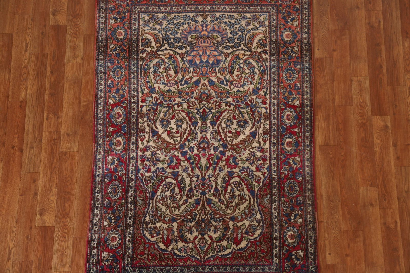 Antique Vegetable Dye Kerman Persian Area Rug 3x5 - 4
