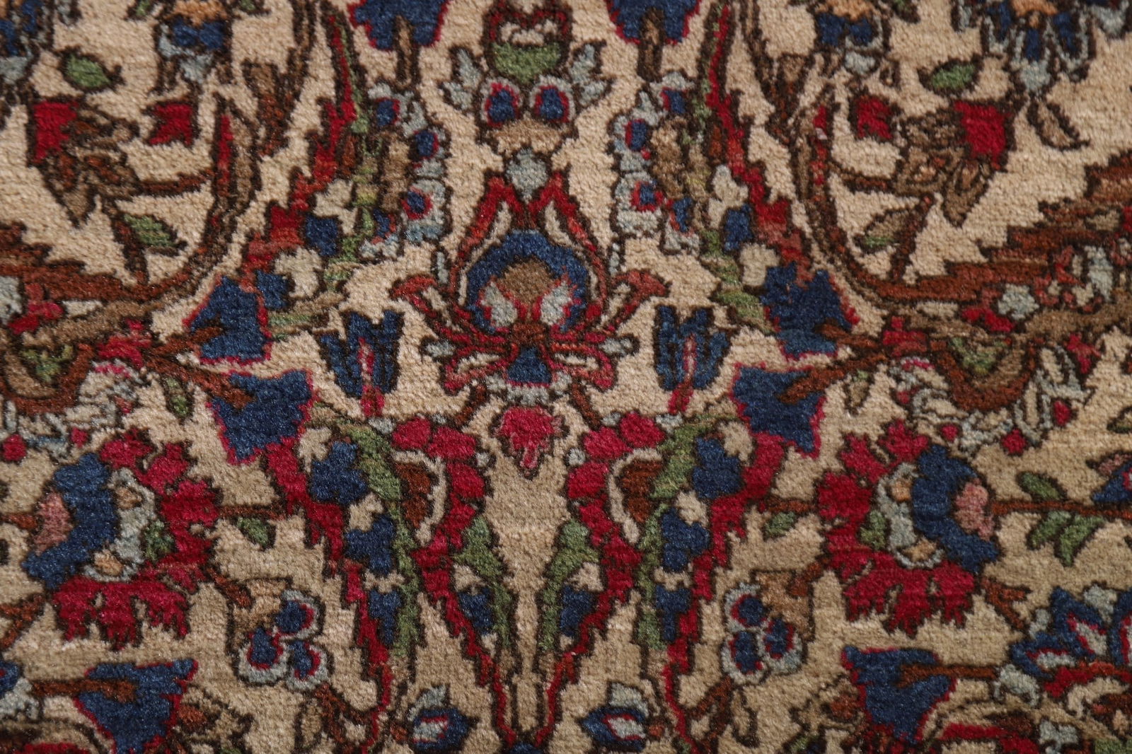 Antique Vegetable Dye Kerman Persian Area Rug 3x5 - 9