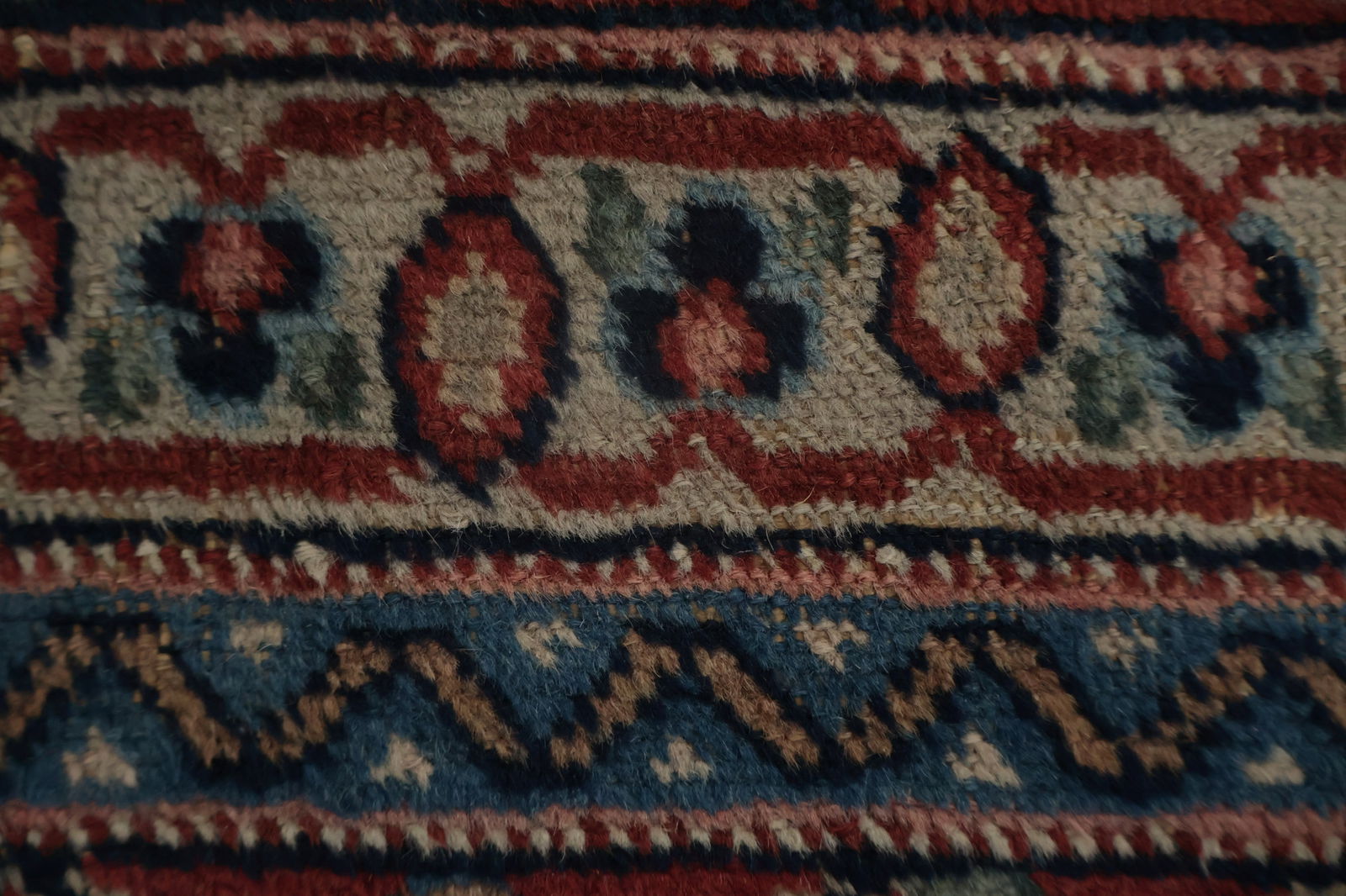 Antique Vegetable Dye Tabriz Persian Area Rug 7x11 - 9