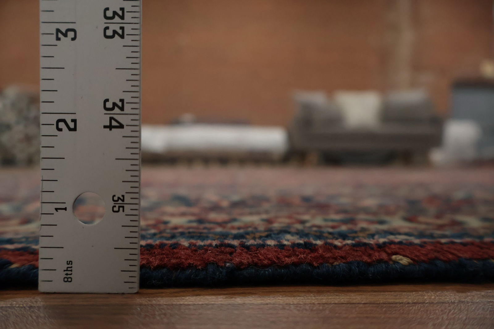 Antique Vegetable Dye Tabriz Persian Area Rug 7x11 - 13