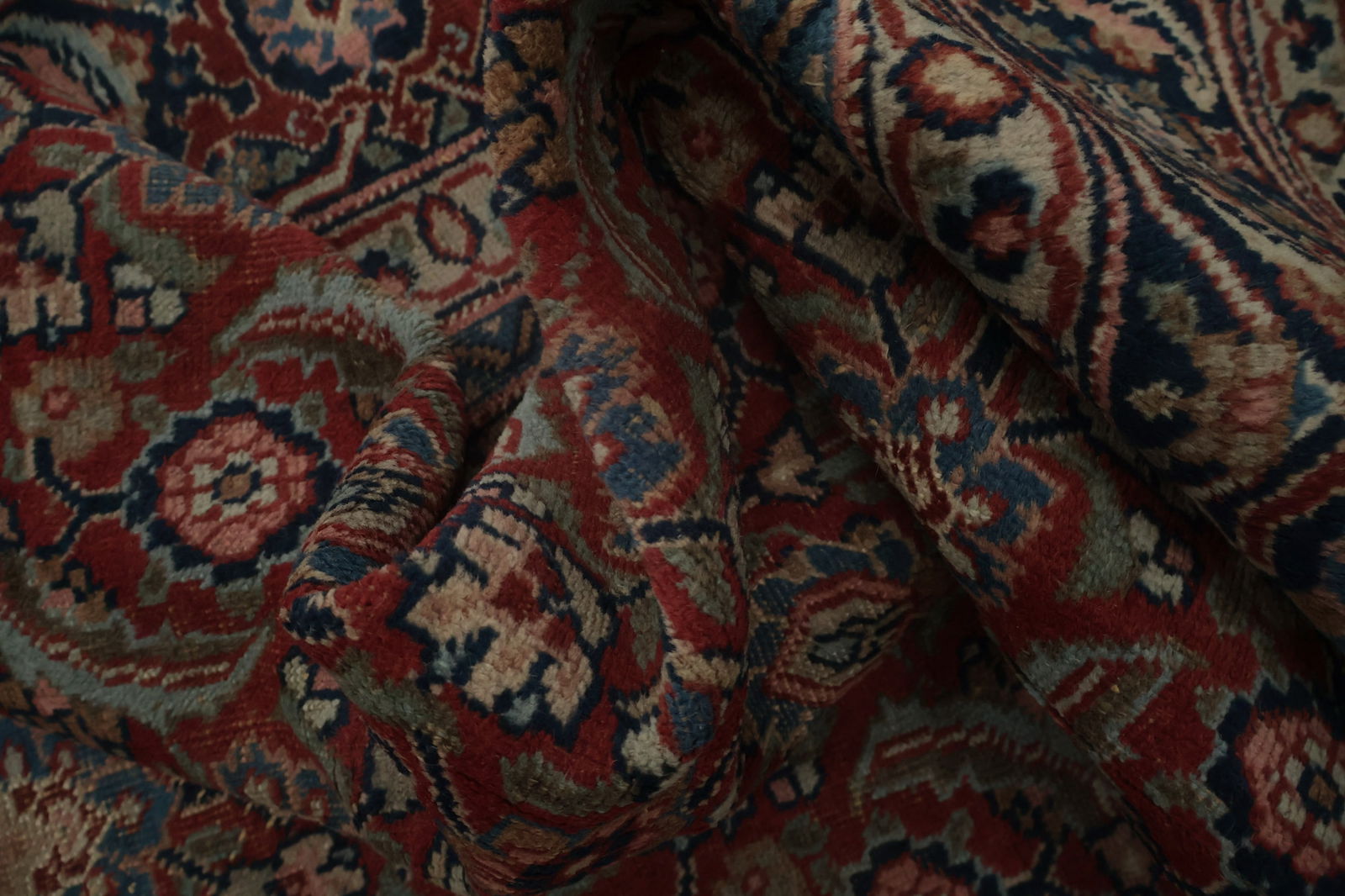 Antique Vegetable Dye Tabriz Persian Area Rug 7x11 - 15