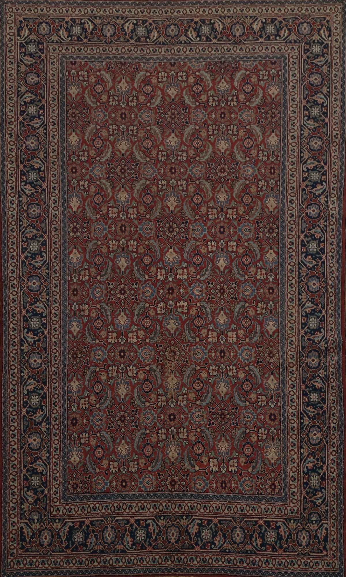 Antique Vegetable Dye Tabriz Persian Area Rug 7x11 (1 of 16)