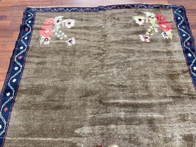 Antique Tirkish Camel hair rug- 1121 - 6