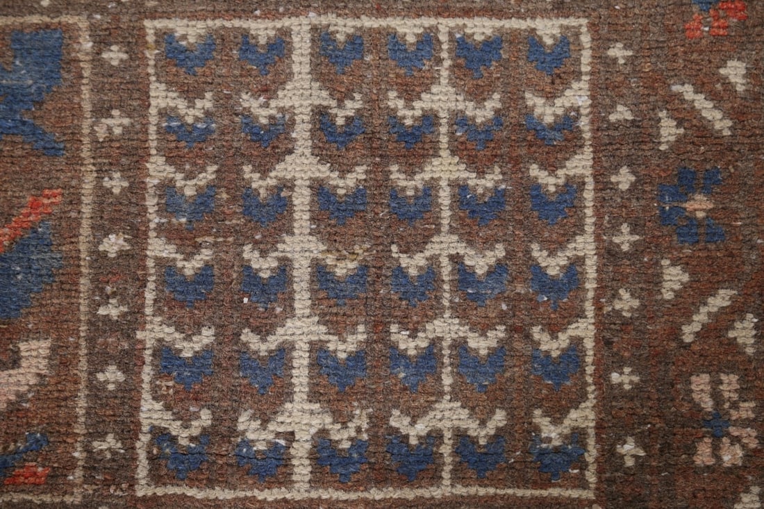 Antique Bakhtiari Persian Area Rug 7x9 - 10