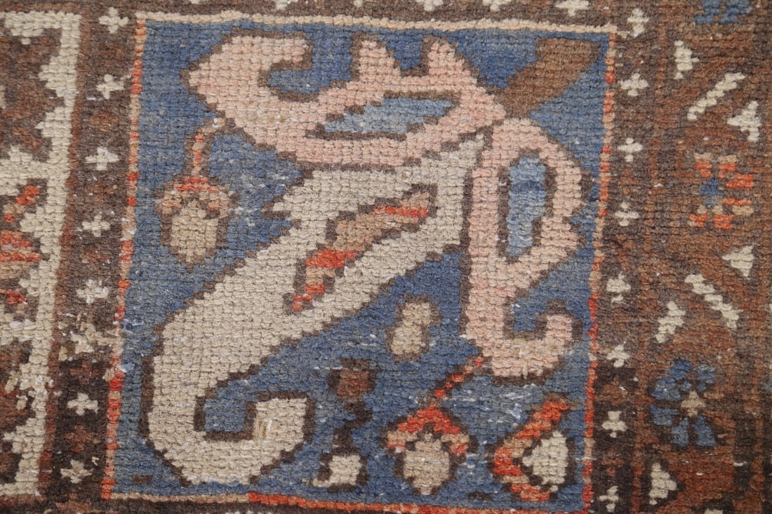 Antique Bakhtiari Persian Area Rug 7x9 - 11