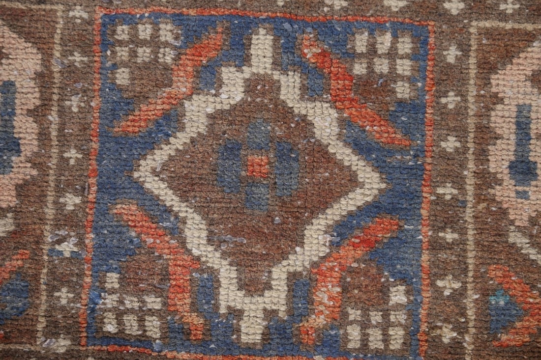 Antique Bakhtiari Persian Area Rug 7x9 - 9