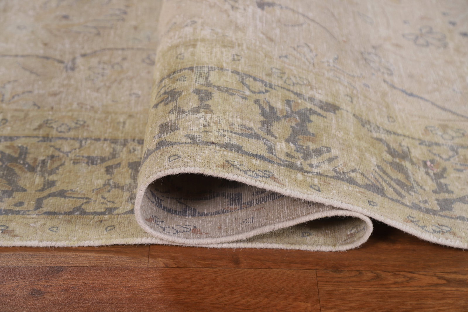 Antique Distressed Kerman Persian Area Rug 6x8 - 14