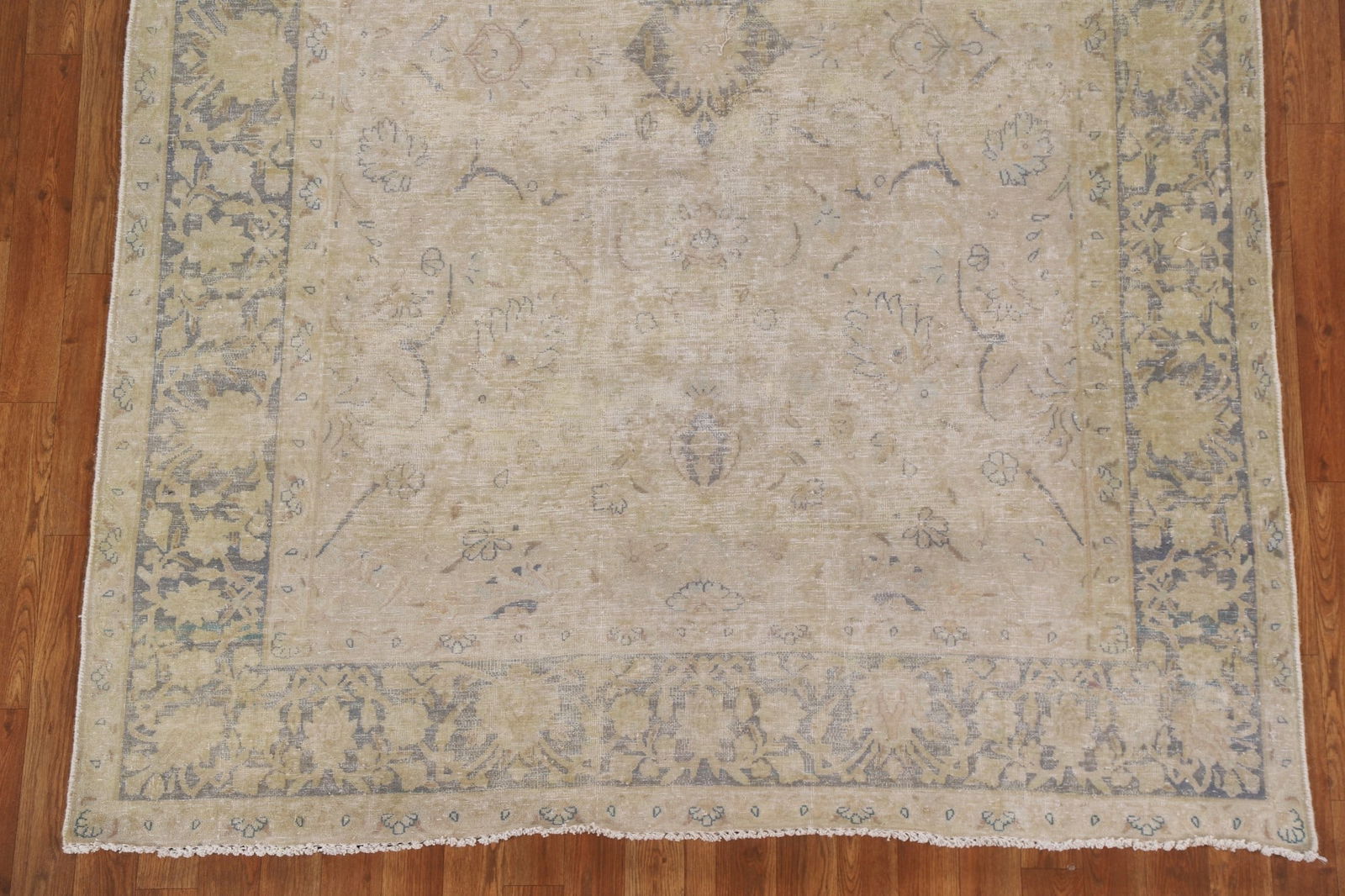 Antique Distressed Kerman Persian Area Rug 6x8 - 6