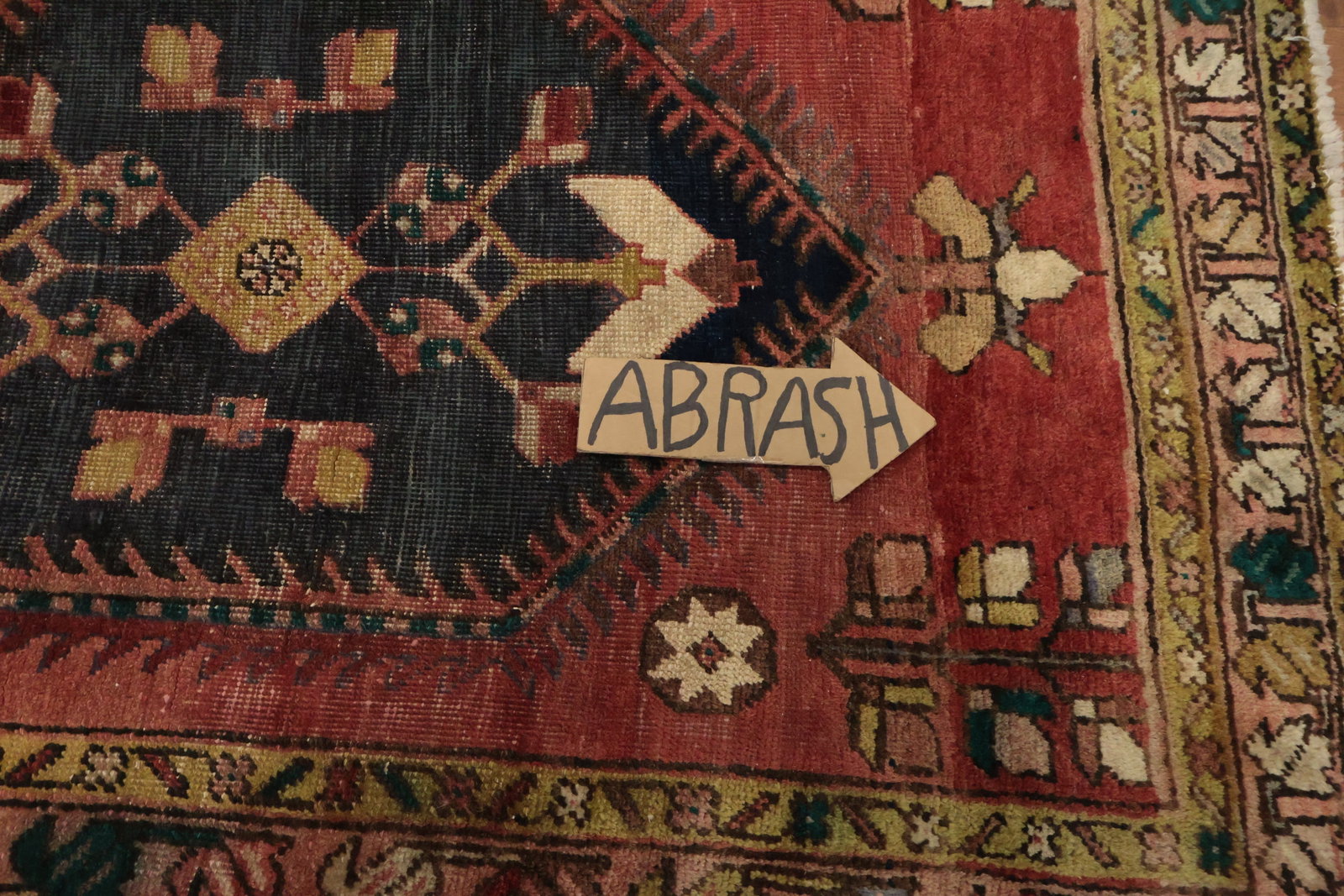 Antique Ardebil Persian Runner Rug 3x11 with Rich Earthy Design - 13