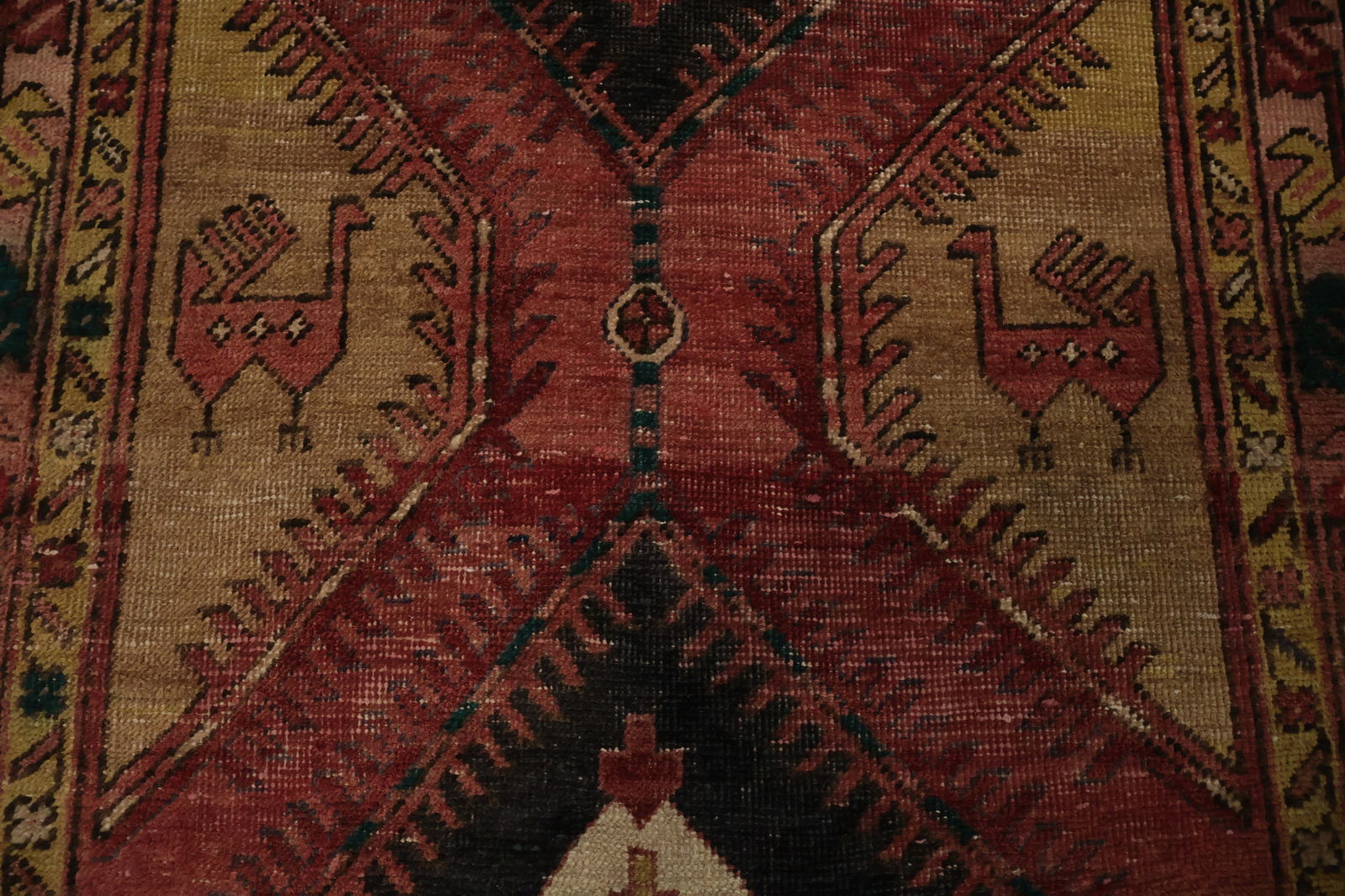 Antique Ardebil Persian Runner Rug 3x11 with Rich Earthy Design - 7