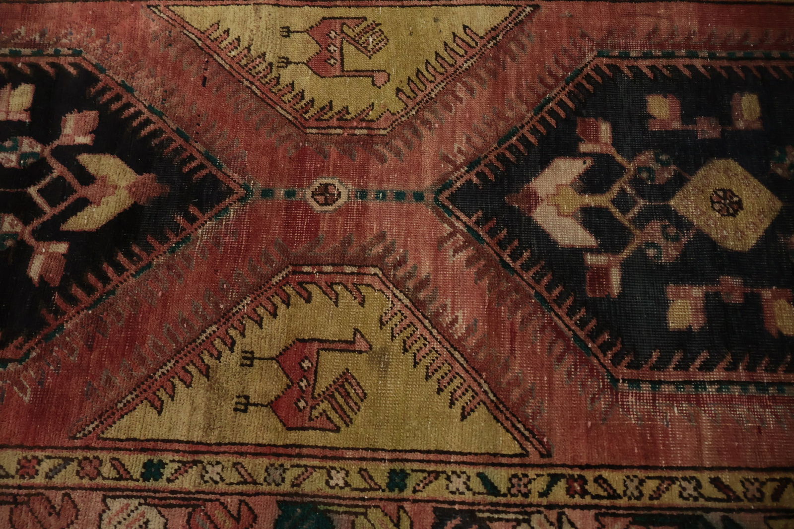 Antique Ardebil Persian Runner Rug 3x11 with Rich Earthy Design - 8