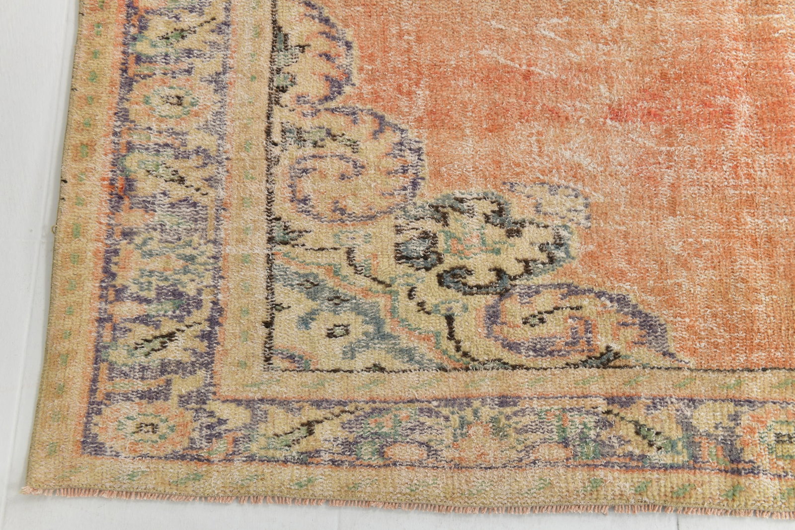 5'11'' x 9'4'' Handmade Vintage Wool Rug - 24726 - 16