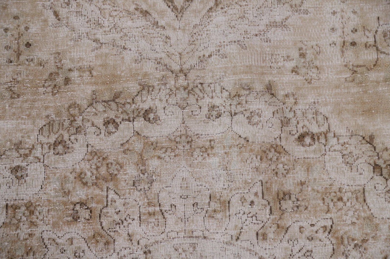 Antique Distressed Kerman Persian Area Rug 7x11 - 11