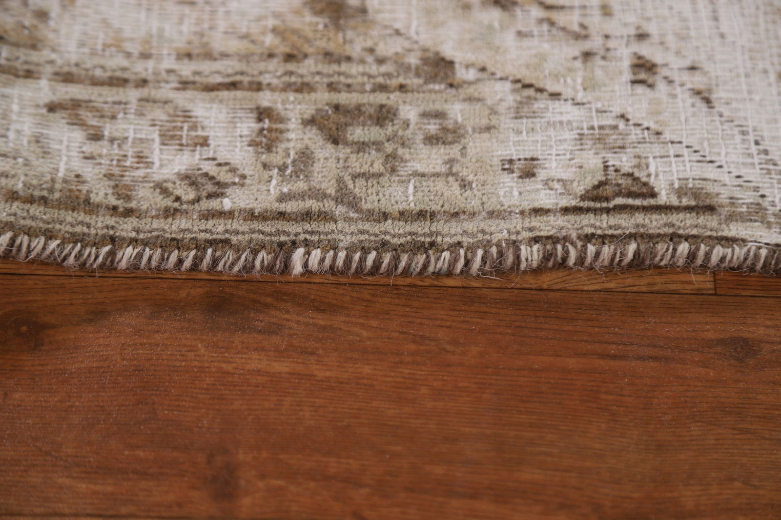 Antique Distressed Kerman Persian Area Rug 7x11 - 20