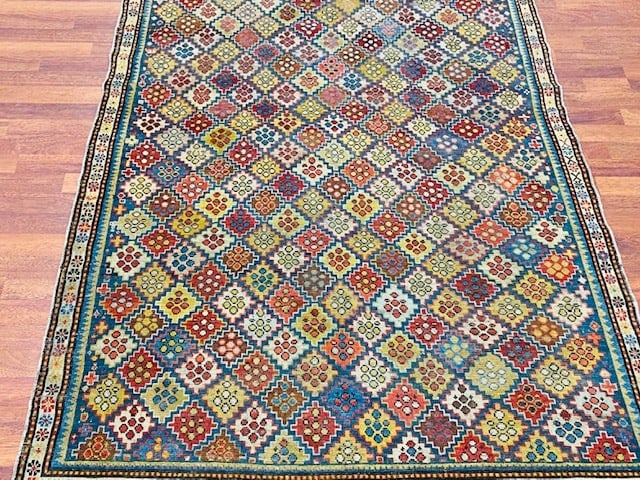 Antique Shirvan Caucasian Rug-2747 - 4