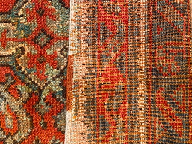 Antique Turkish Ushak Rug-2326 - 6