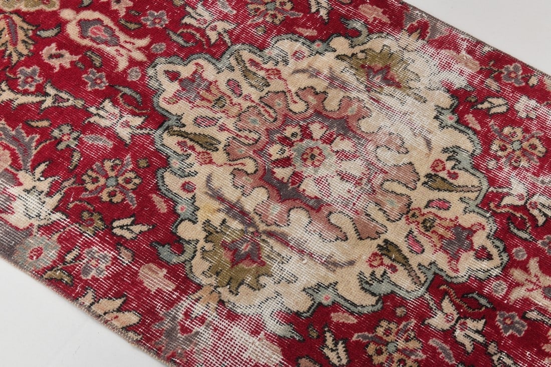 2'5'' x 11'10'' Turkish Vintage Runner Rug - 24792 - 7