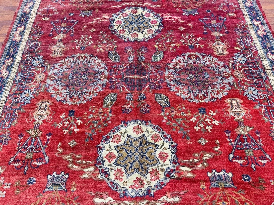 Antique East Turkistan rug-956 - 5