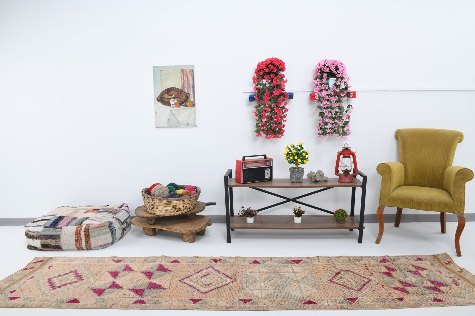 2'5'' x 10'10'' Vintage Wool Runner Rug - 18026 - 3