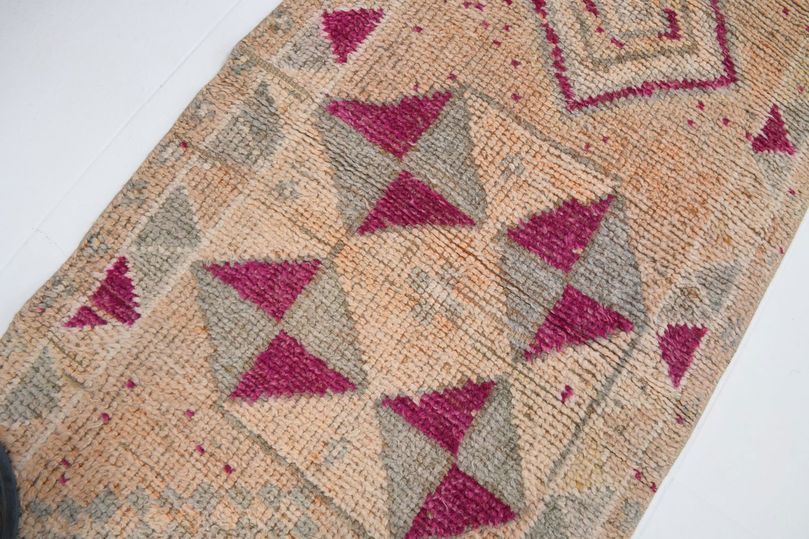 2'5'' x 10'10'' Vintage Wool Runner Rug - 18026 - 8