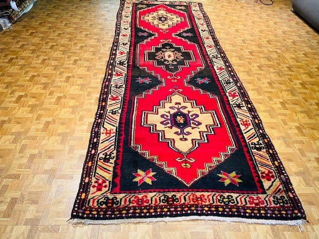 Vintage Turkish Coridor Village Rug-4715-6 - 2