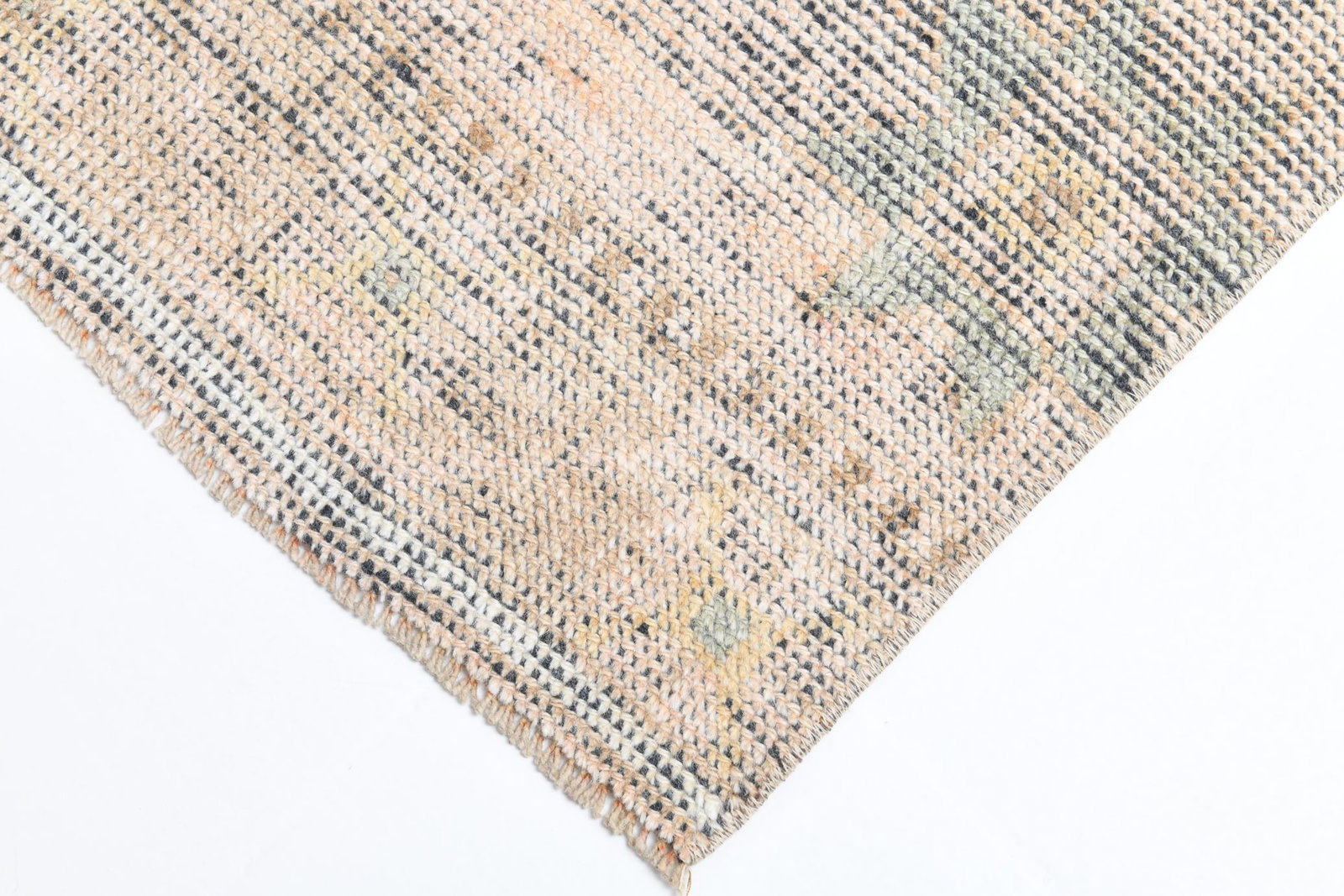 2'11'' x 10'11'' Handmade Vintage Wool Rug - 7189 - 11