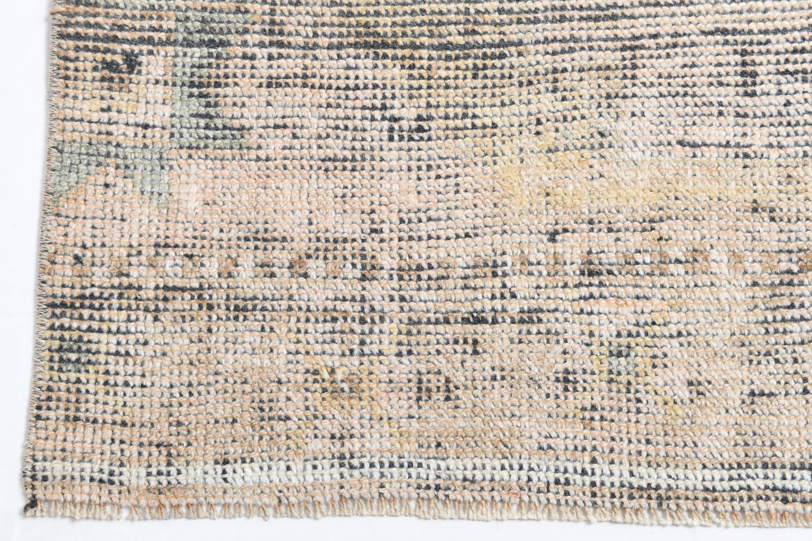 2'11'' x 10'11'' Handmade Vintage Wool Rug - 7189 - 12