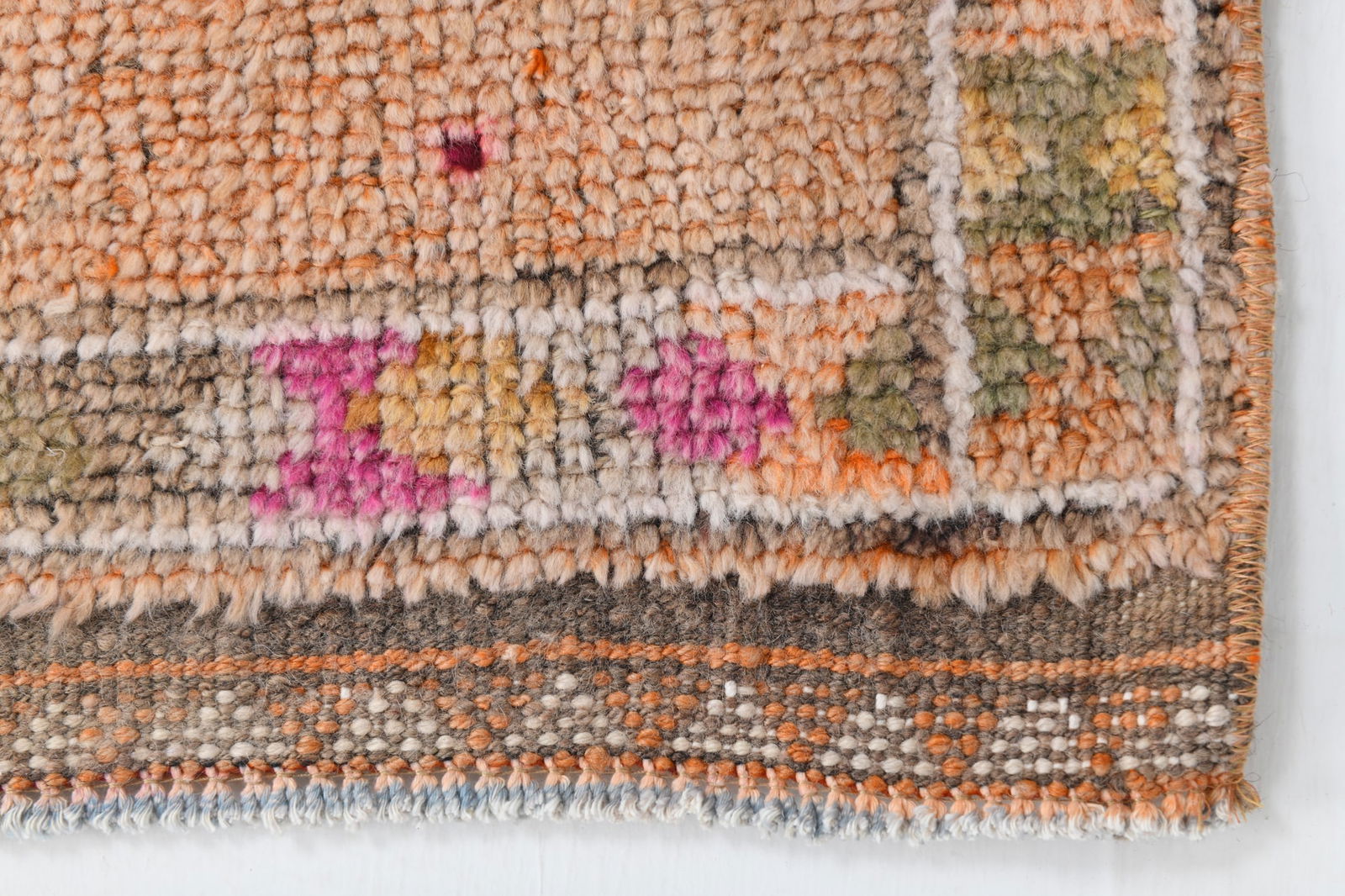 2'9'' x 14'8'' Vintage Wool Runner Rug - 18092 - 16