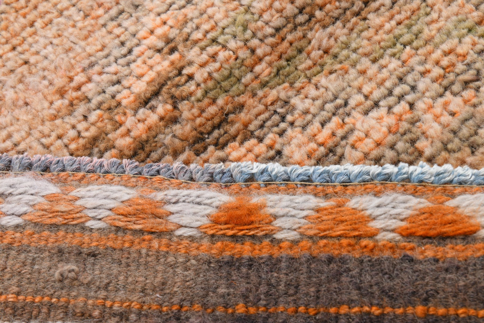 2'9'' x 14'8'' Vintage Wool Runner Rug - 18092 - 18