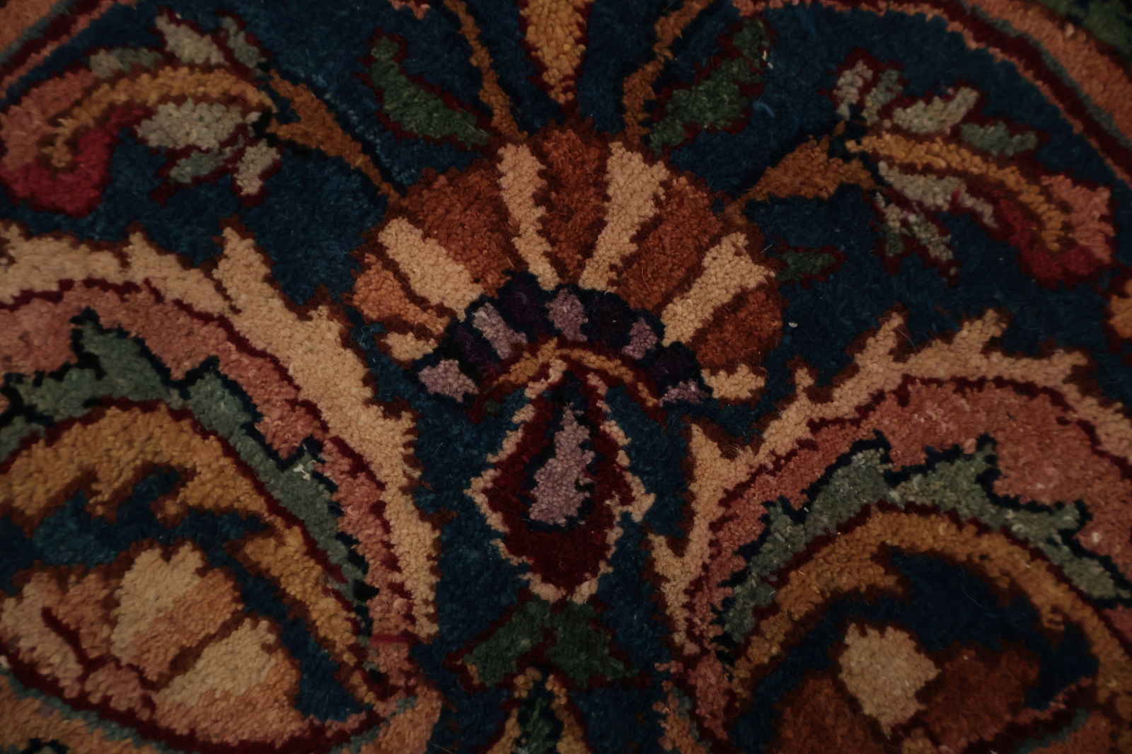 Antique Vegetable Dye Kerman Persian Large Rug 12x22 - 12