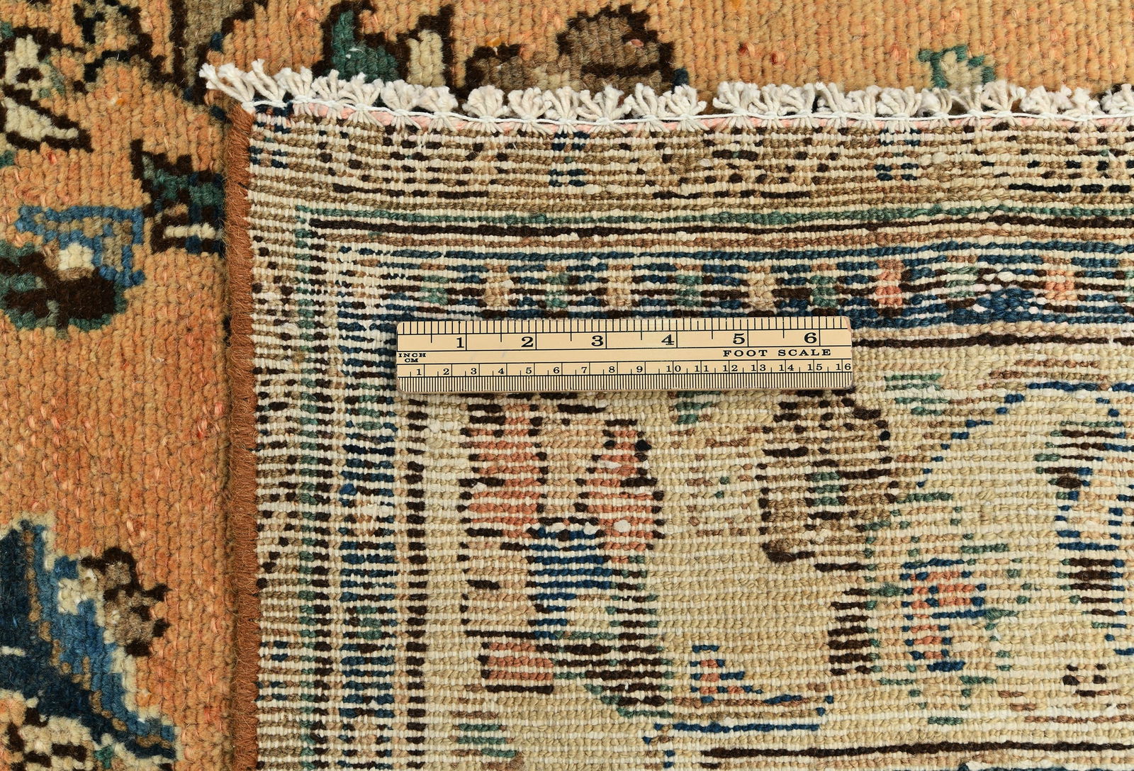 Semi Antique Floral Tribal 6'7X9'8 Vintage Oriental Rug - 12