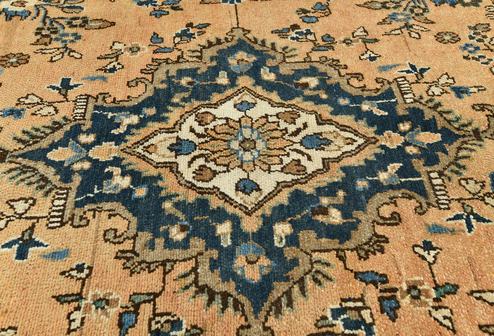 Semi Antique Floral Tribal 6'7X9'8 Vintage Oriental Rug - 6