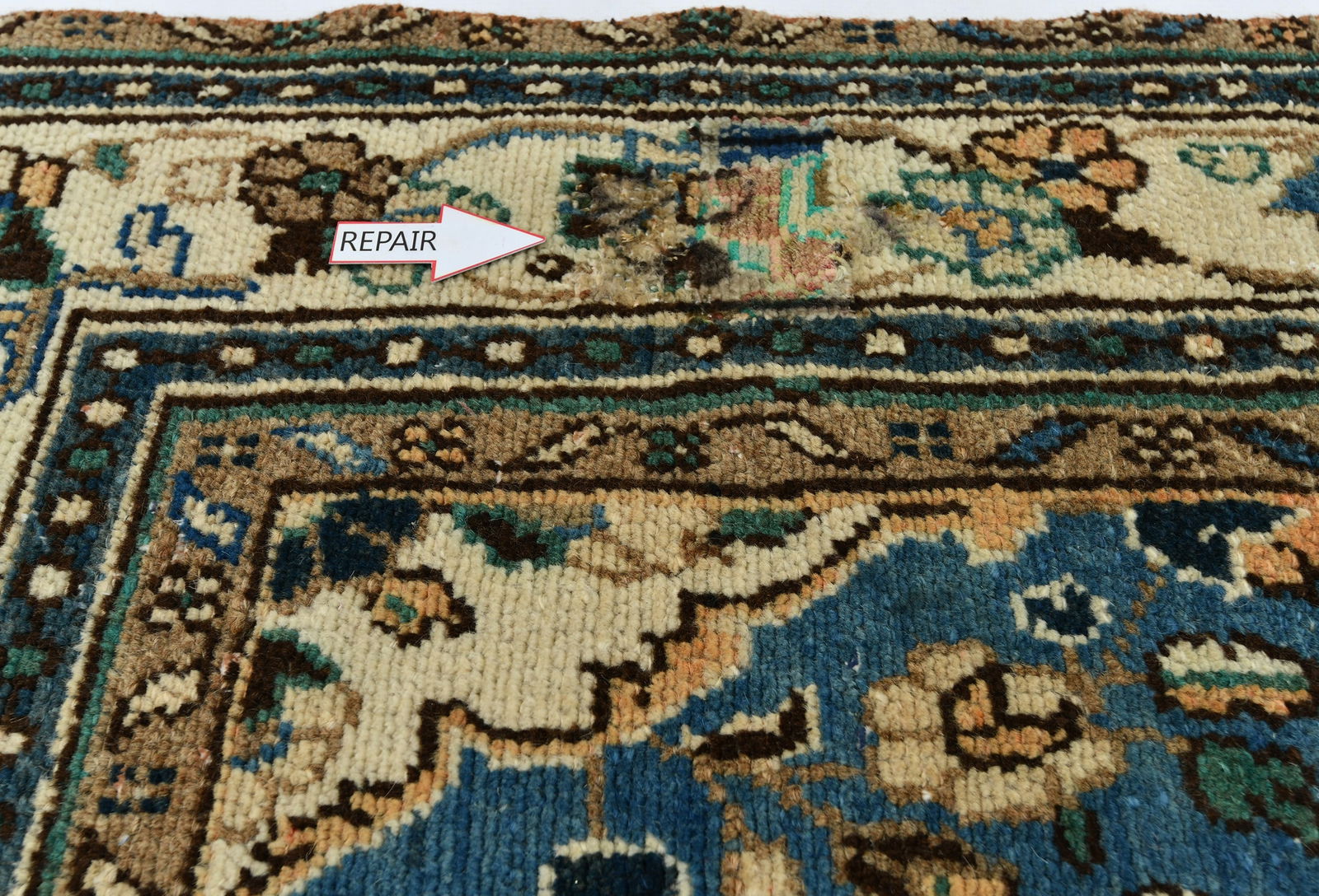 Semi Antique Floral Tribal 6'7X9'8 Vintage Oriental Rug - 8
