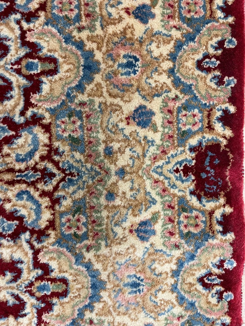 Antique Persian Square kerman rug-4111 - 5