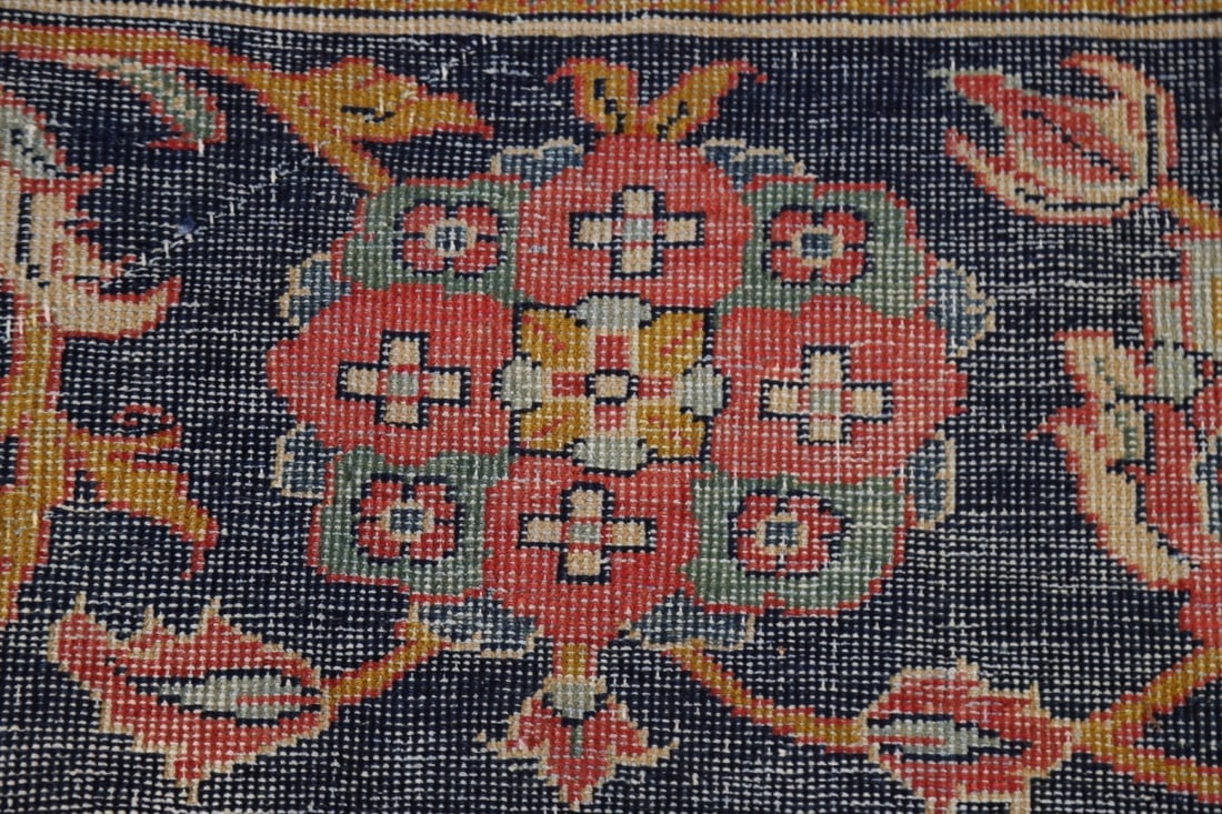 Antique Vegetable Dye Sultanabad Persian Large Rug 13x21 - 15