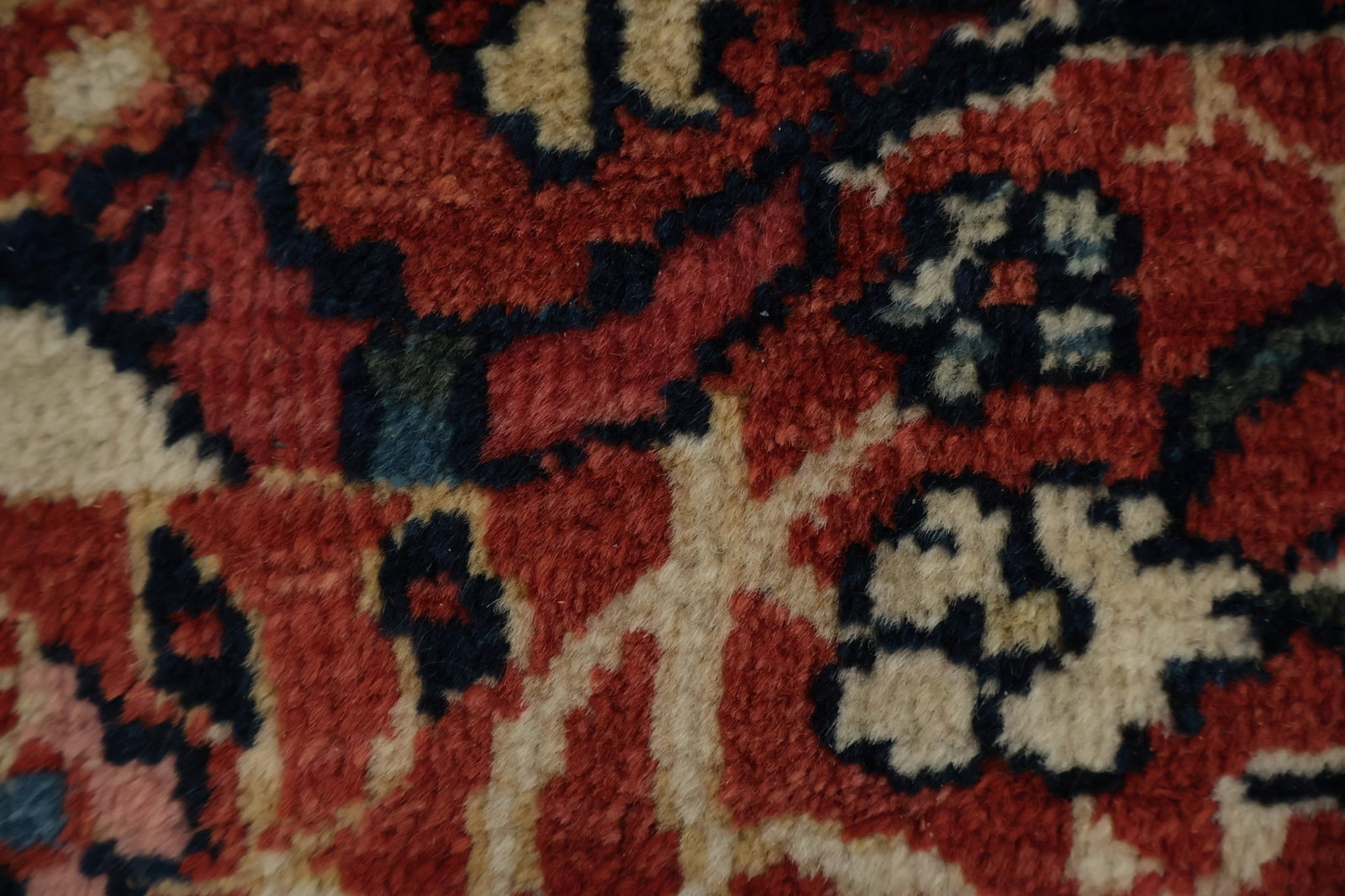 Antique Vegetable Dye Mahal Persian Area Rug 7x10 - 12