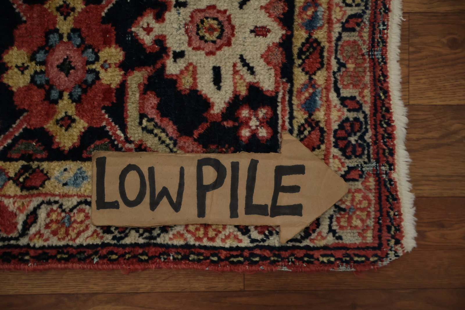 Antique Vegetable Dye Mahal Persian Area Rug 7x10 - 17