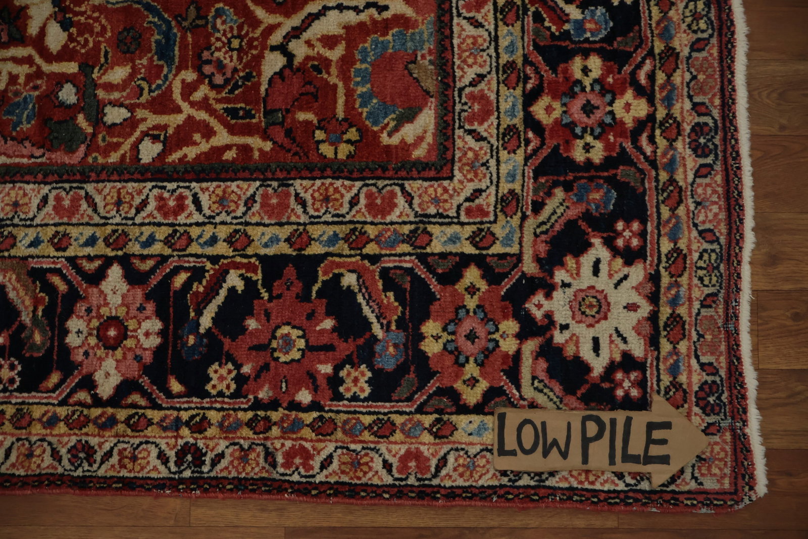 Antique Vegetable Dye Mahal Persian Area Rug 7x10 - 18