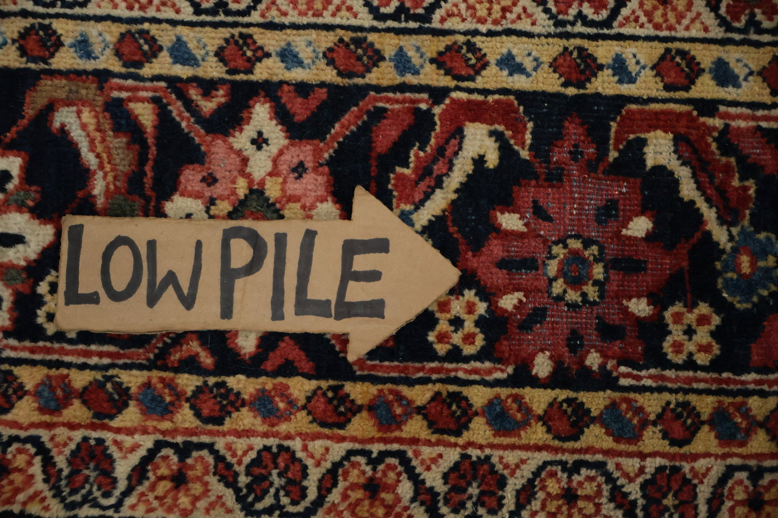 Antique Vegetable Dye Mahal Persian Area Rug 7x10 - 19