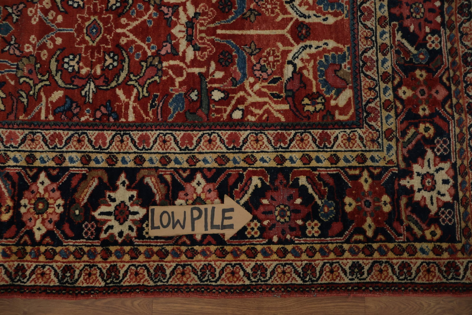 Antique Vegetable Dye Mahal Persian Area Rug 7x10 - 20