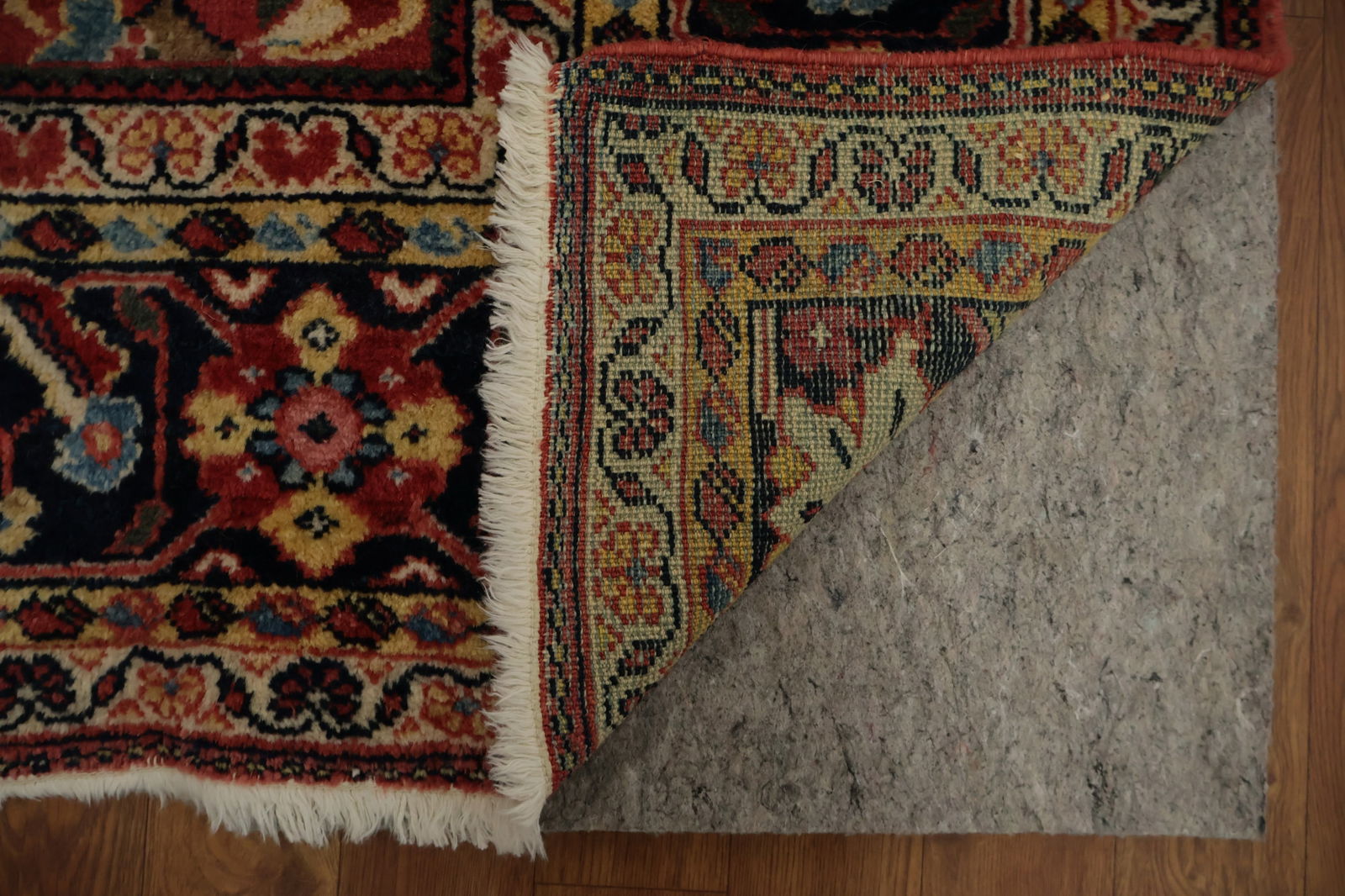 Antique Vegetable Dye Mahal Persian Area Rug 7x10 - 6