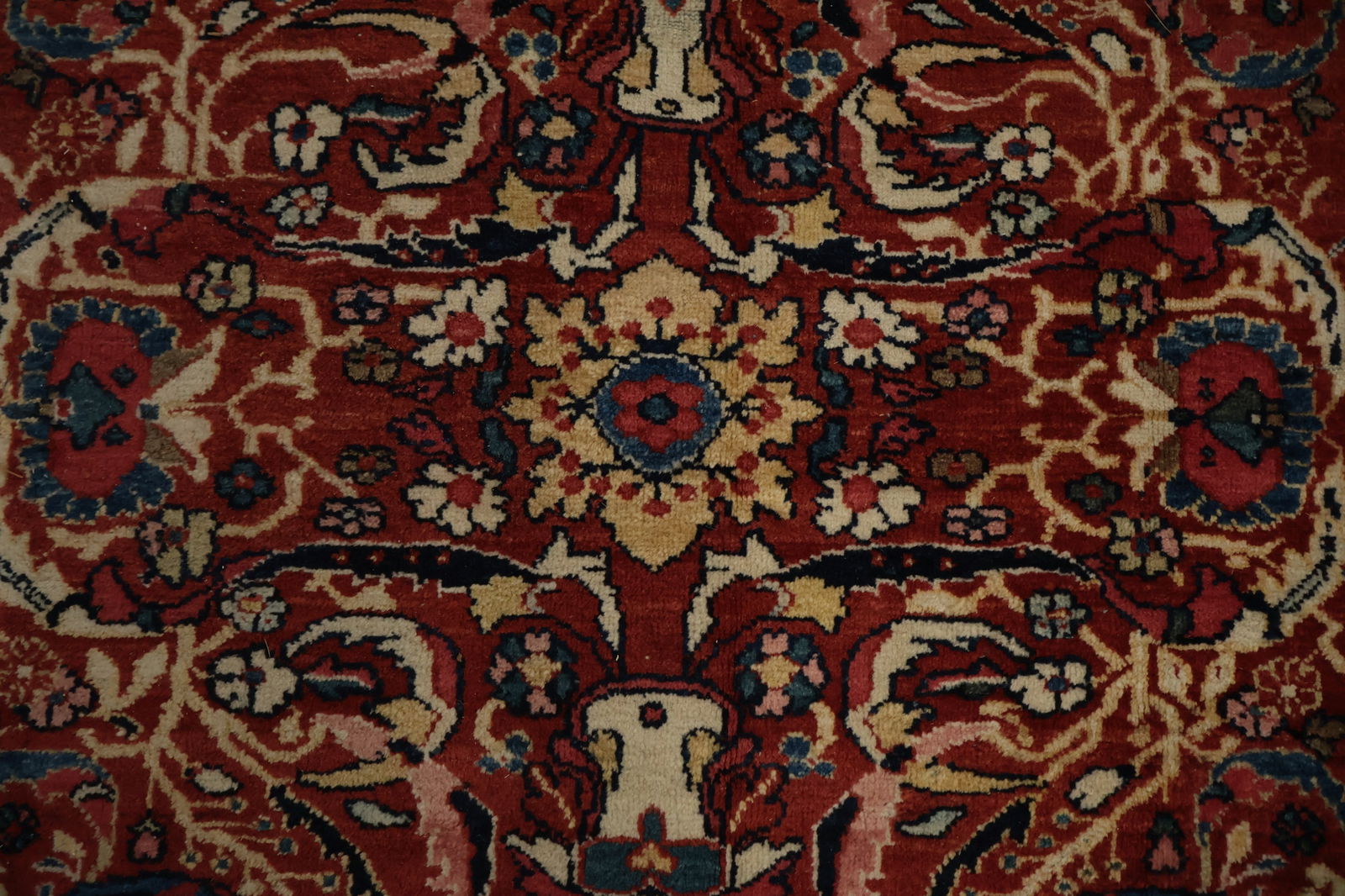 Antique Vegetable Dye Mahal Persian Area Rug 7x10 - 7