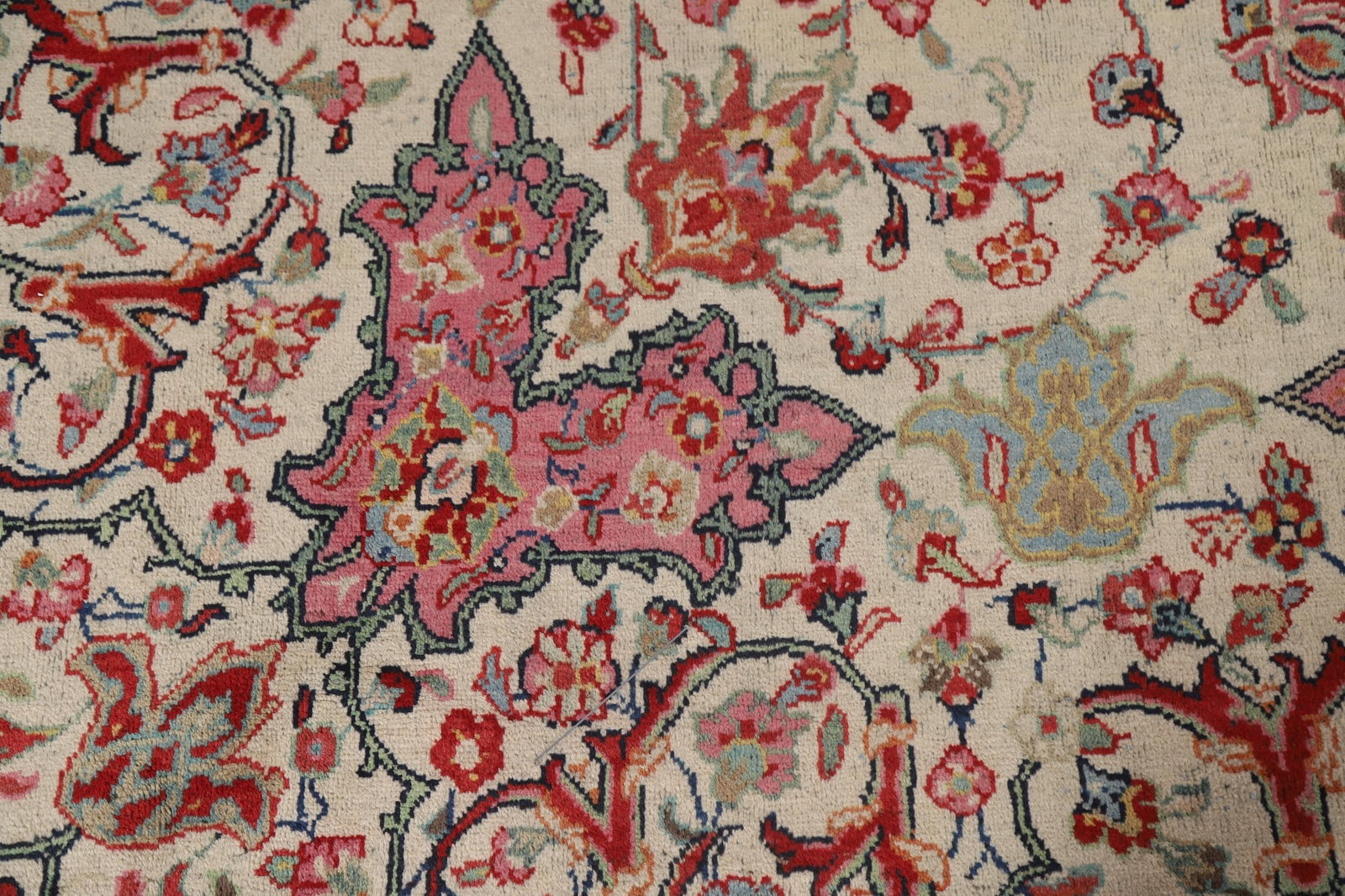 Antique Vegetable Dye Large Sultanabad Persian Rug 12x17 - 10