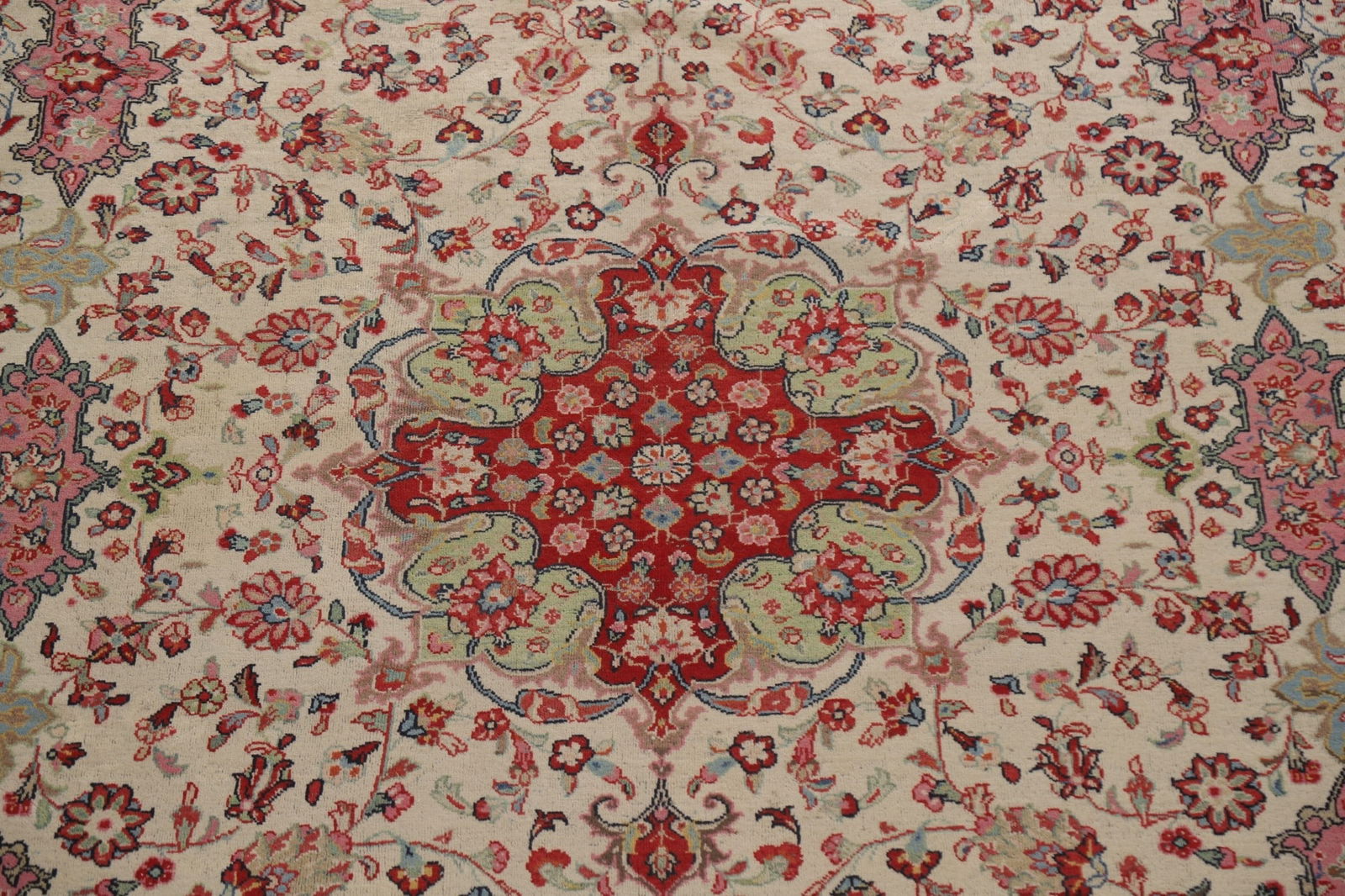 Antique Vegetable Dye Large Sultanabad Persian Rug 12x17 - 5