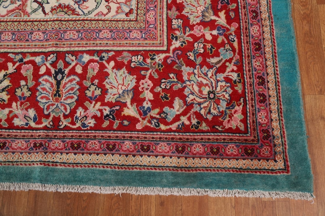 Antique Vegetable Dye Large Sultanabad Persian Rug 12x17 - 8